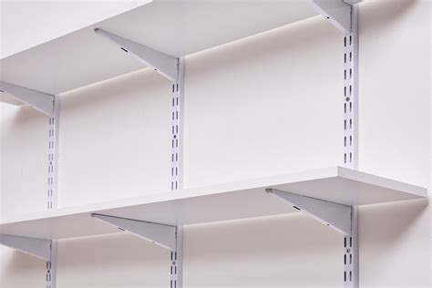 installing wall shelves with metal standards and brackets|everbilt shelf bracket installation.